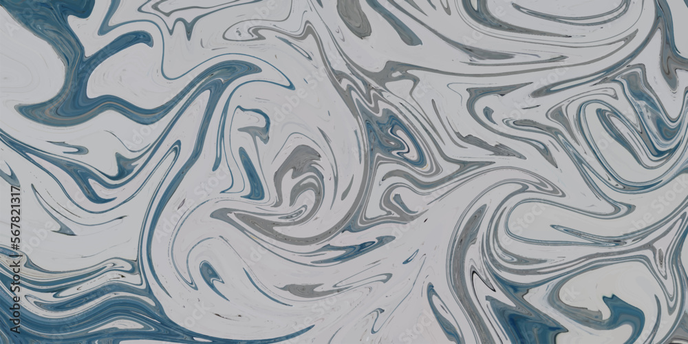 Gray, blue and white marble texture color combination, modern art painting, fashion print, design element Gray, blue and white marble texture color combination, modern art painting, fashion print, design element