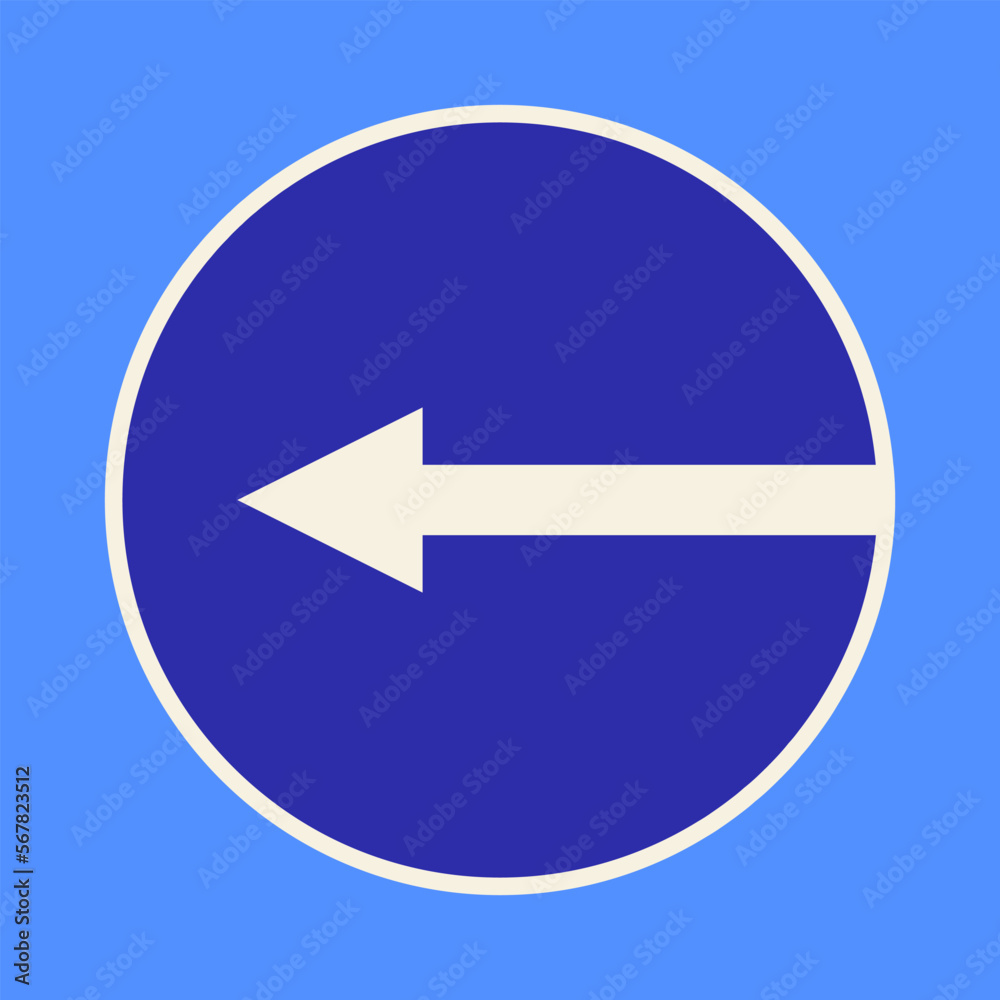 Icon moving on the left. Vector clipart Icon moving on the left. Vector clipart