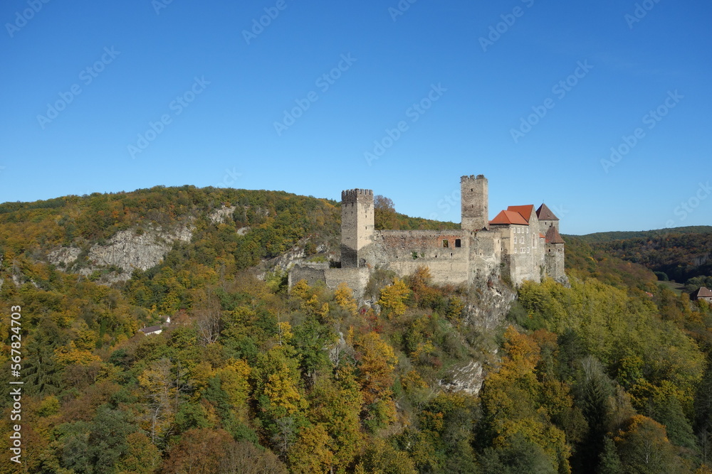 Die Burg in Hardegg (Niederösterreich)