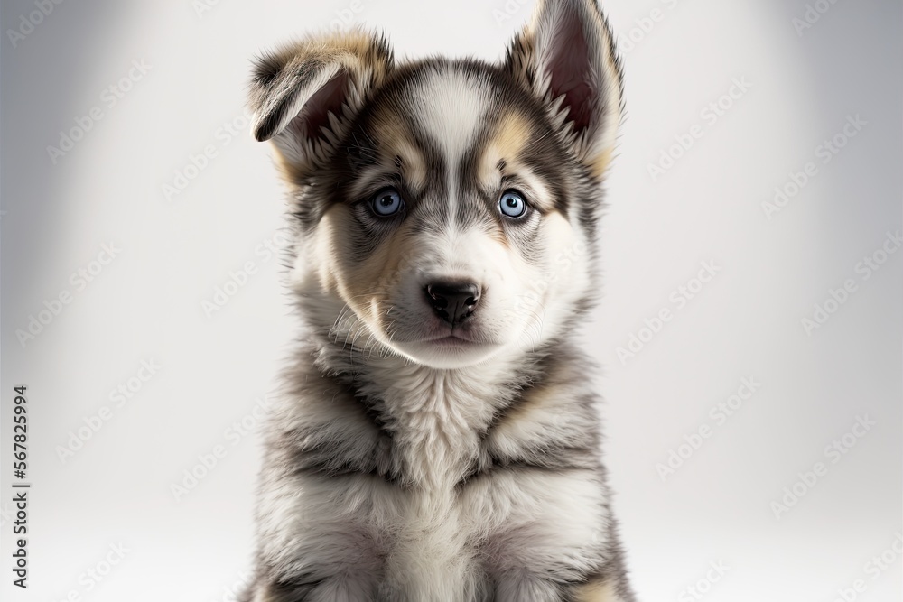Obraz premium Husky puppy portrait
