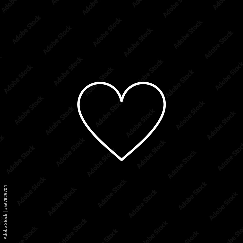 Heart Shaped. Love Icon Symbol for Pictogram, Art Illustration, Apps, Website, Valentines Day, Logo or Graphic Design Element. Vector Illustration Heart Shaped. Love Icon Symbol for Pictogram, Art Illustration, Apps, Website, Valentines Day, Logo or Graphic Design Element. Vector Illustration
