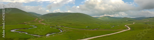 panorama of the mountains