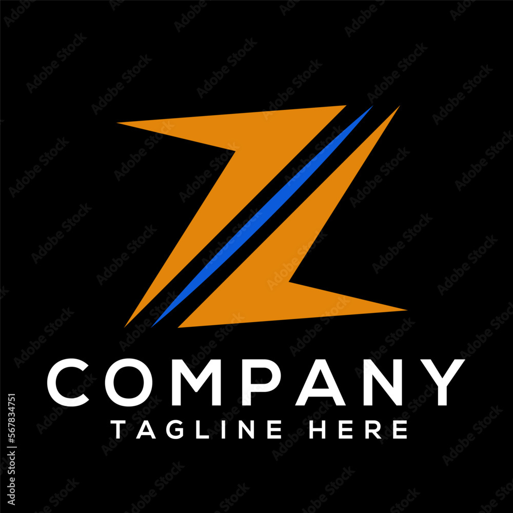 Z letter logo design. Z letter logo design.