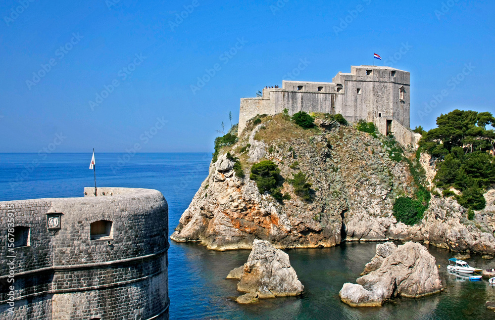 Festung Lovrijenac in der Altstadt von Dubrovnik