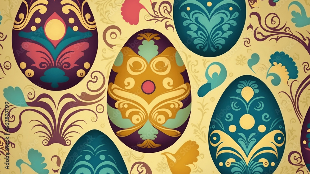 Easter Egg Background