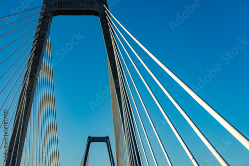 Fototapeta Naklejka Na Ścianę i Meble -  cable bridge
