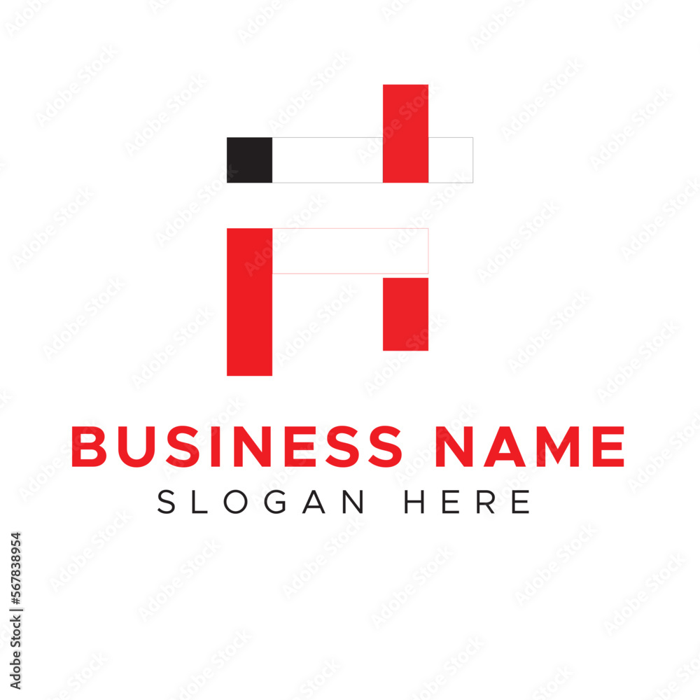 Alphabet letters FH, HF, F, H business Logo Initial Based Monogram Icon Vector. Alphabet letters FH, HF, F, H business Logo Initial Based Monogram Icon Vector.