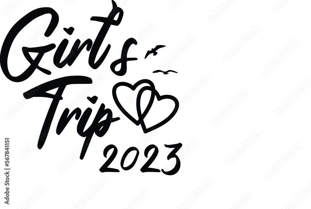 Girl's trip 2023 Clipart, Girl's trip 2023