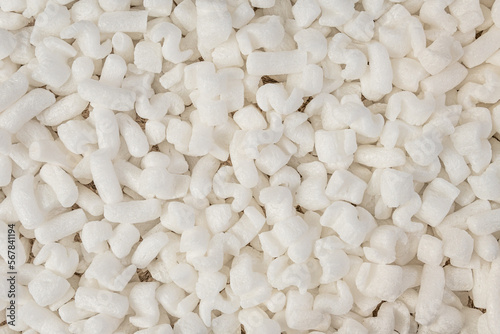 Canvas-taulu Texture made of void loose fills which protect items inside packaging boxes for shipping
