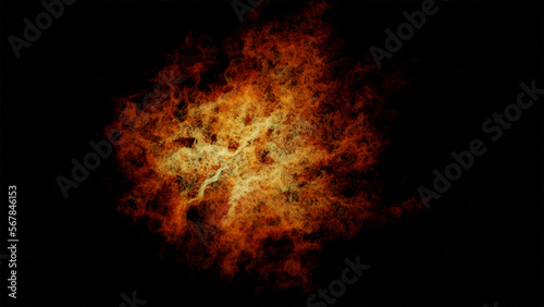 Nebula  3D illustration  3D rendering