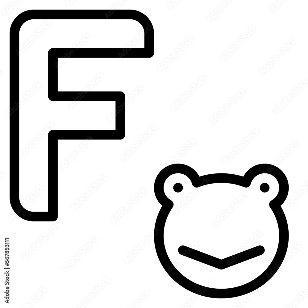 f capital letter alphabet frog f capital letter alphabet frog