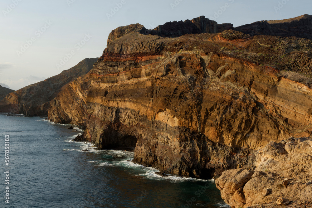 The tip of San Lorenzo is a peninsula that forms the eastern end of the island of Madeira, belonging to Portugal.