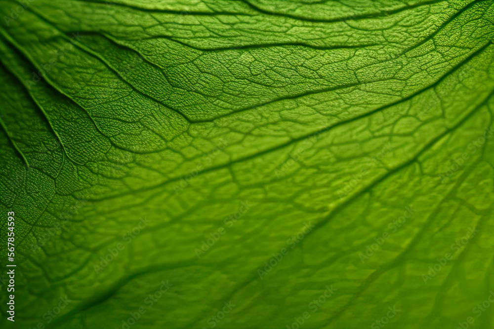 Green leaf texture - in detail Green leaf texture - in detail
