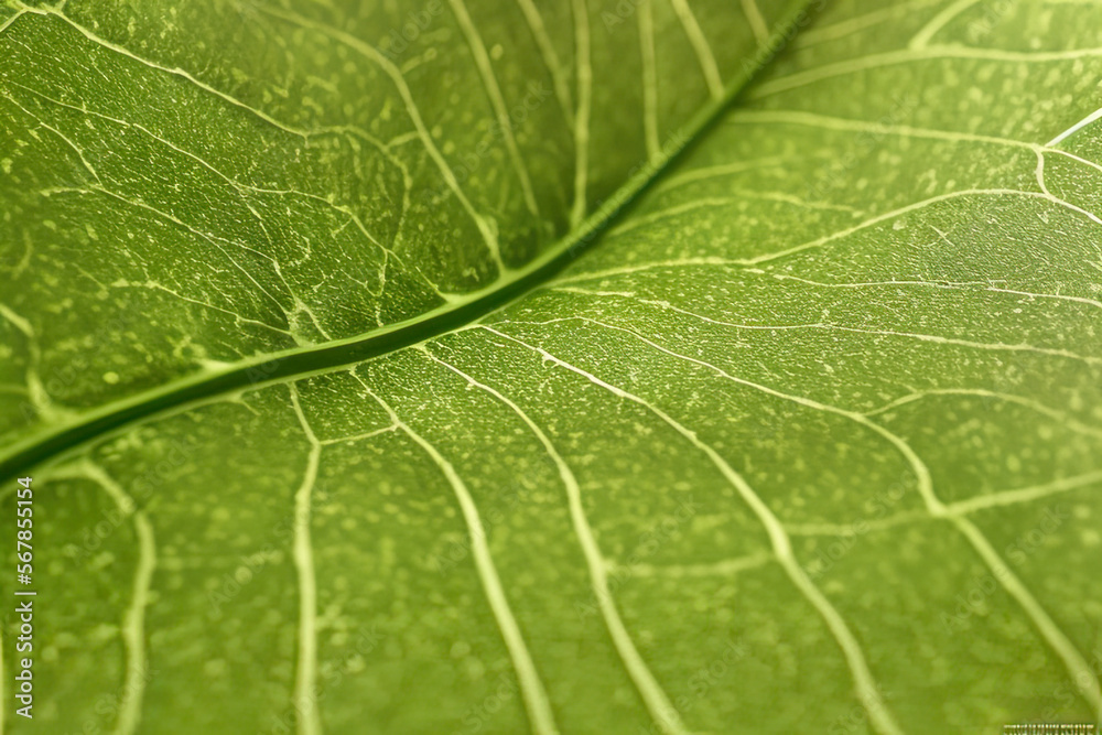 Green leaf texture - in detail Green leaf texture - in detail