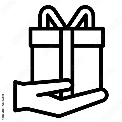 give present donate happy
