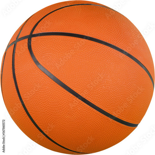 Sport orange basketball with line © BillionPhotos.com