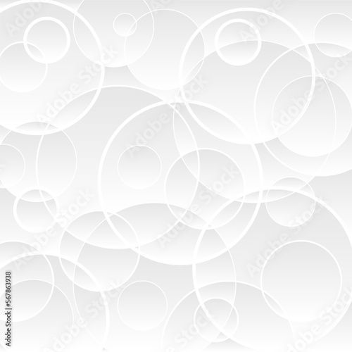 Light background with circles and gradient. Abstract vector pattern © Natalia