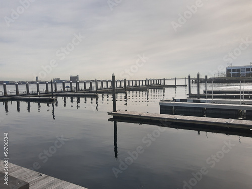 pier in the morning