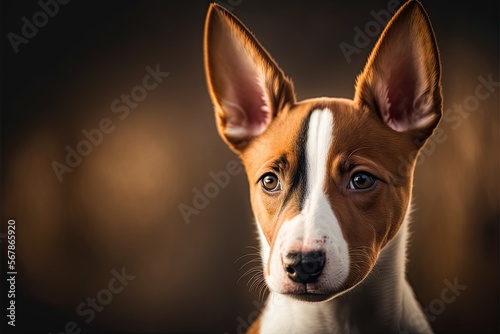 Basenji Dog portrait