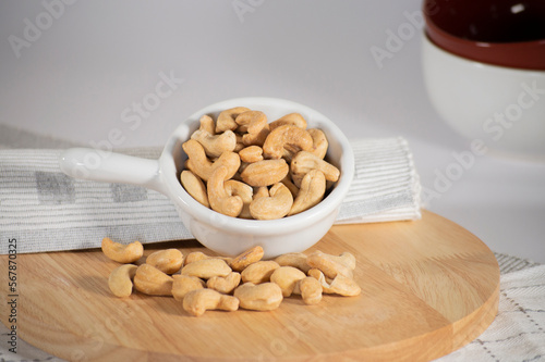 bowl of cachew chestnuts, nuts photo