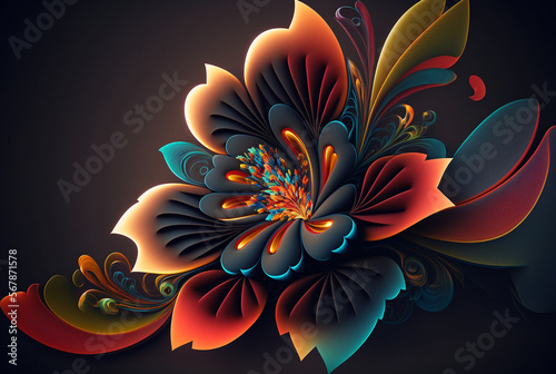 Beautiful abstract colorful...
