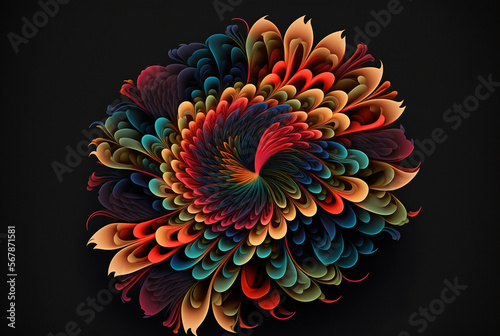 Beautiful abstract colorful...