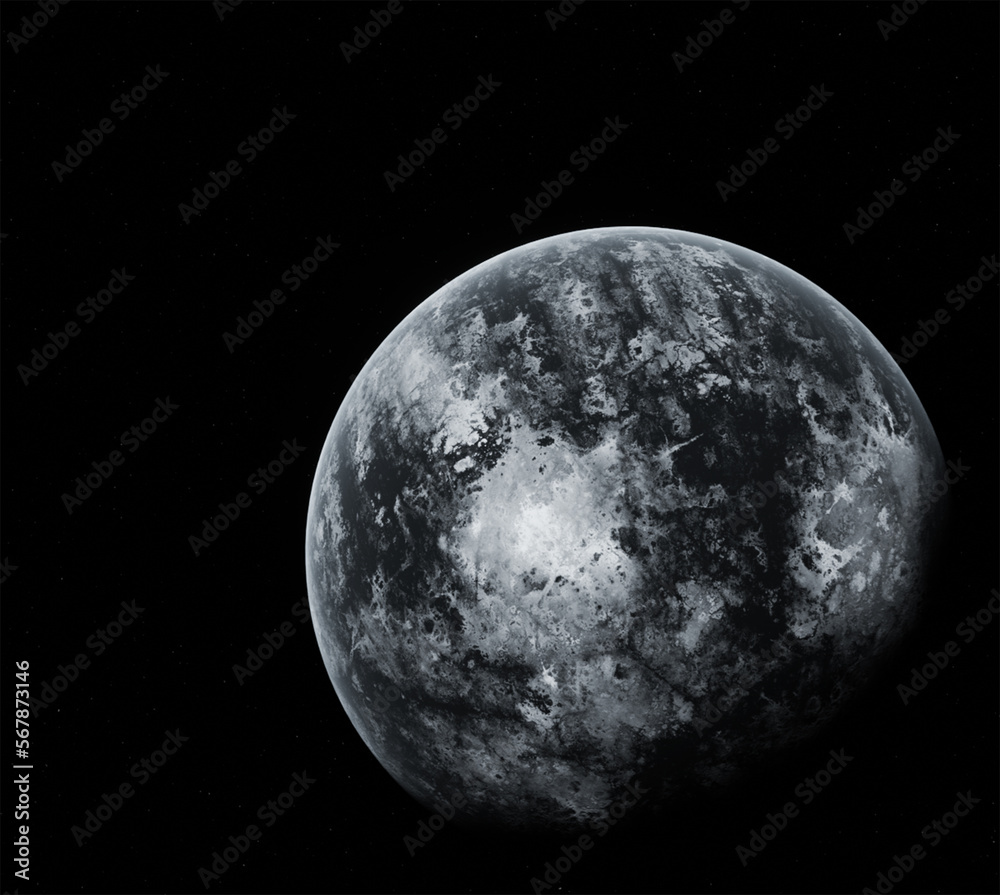 Fototapeta premium Planet, space, 3d illustration, 3d rendering