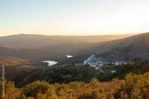 fantastic landscape of the river Zêzere, in Pampilhosa da Serra, Coimbra, Portugal