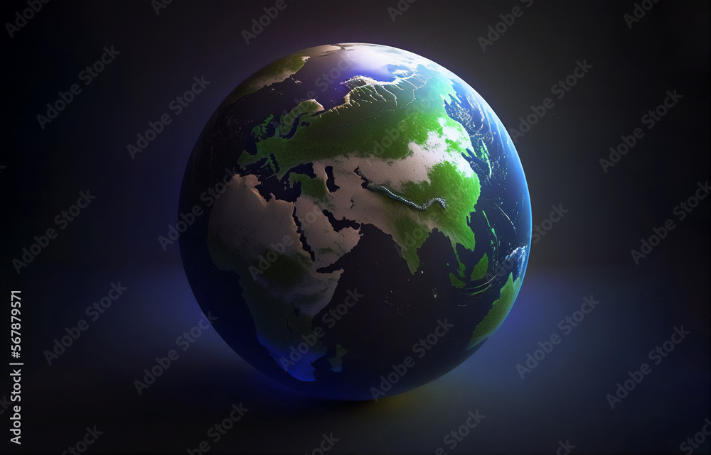 an illustration of the planet earth an illustration of the planet earth
