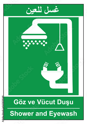 construction sight sign safety emergency exit assemble point wash signs multi language