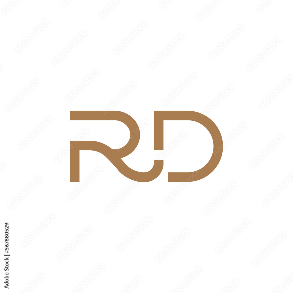 Initial letter RD logo design, RD text logo design Initial letter RD logo design, RD text logo design