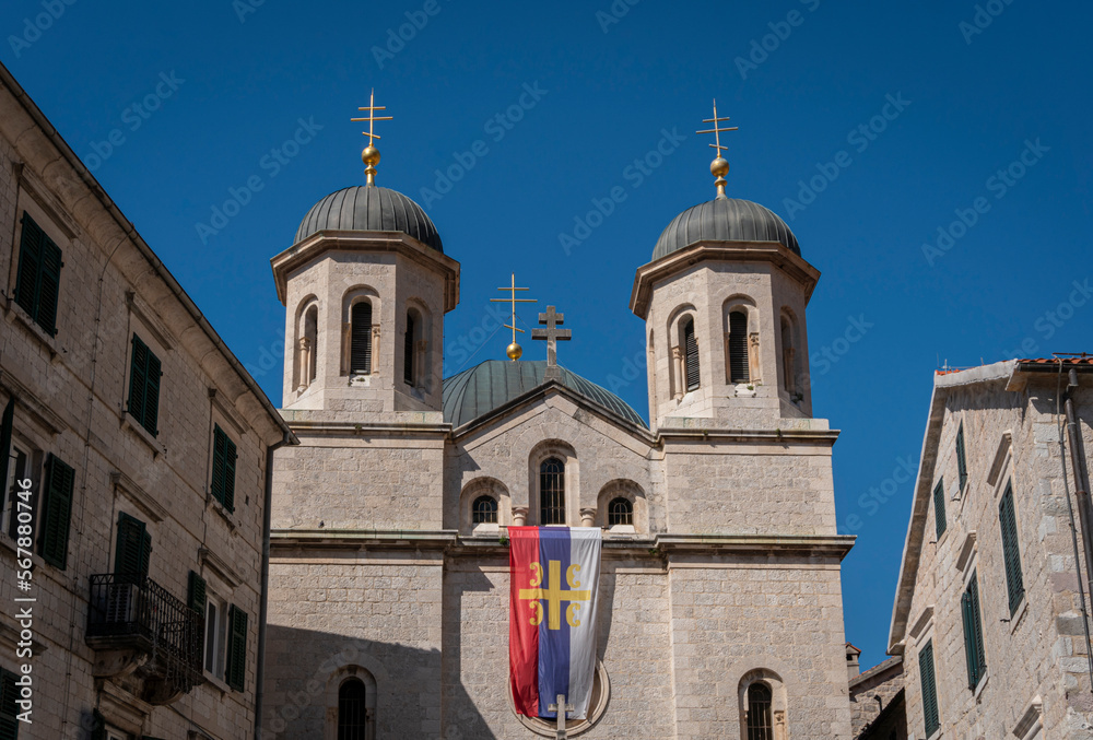Church of Saint Nicholas, Kotor Old Town in Montenegro