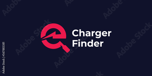 finder logo letter E charger logo