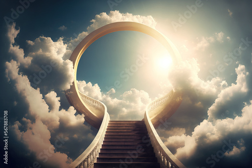 Valokuvatapetti The Heavenly Staircase
