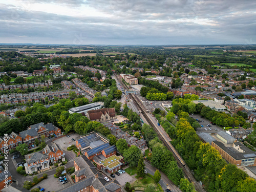 Winchester aerial view shot with Mini 3 pro