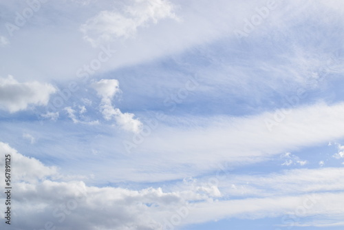 Fototapeta Naklejka Na Ścianę i Meble -  Peaceful blue sky with light clouds