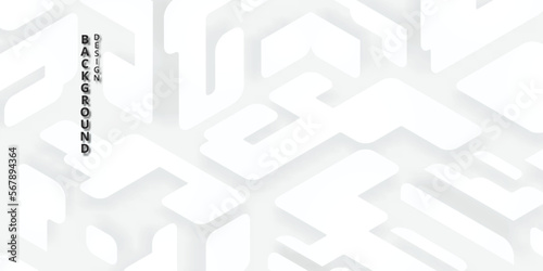 abstract gradient background isometric shapes design