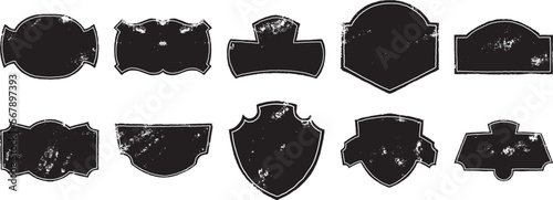 Grunge Retro Badge Elements