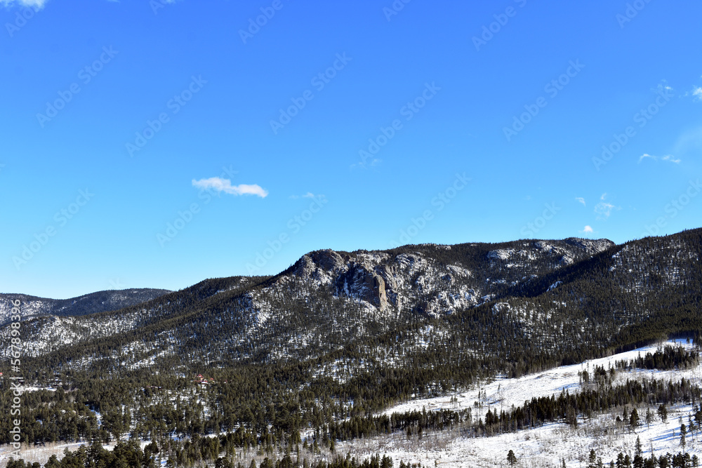 Colorado Landscape In Winter