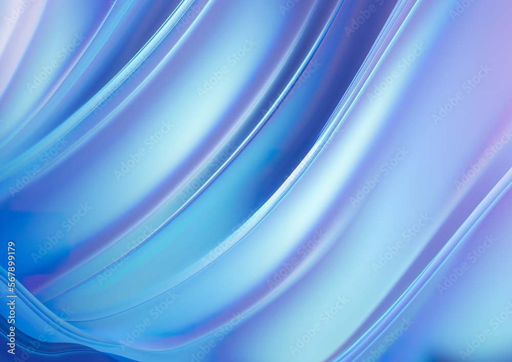 Abstract blue wave background. Generative AI Abstract blue wave background. Generative AI