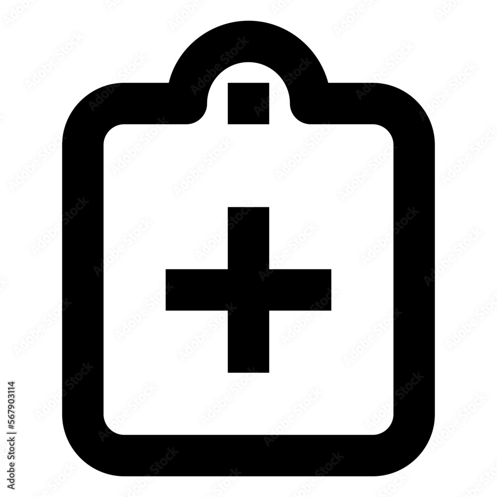 Obraz premium Add Assignment line icon