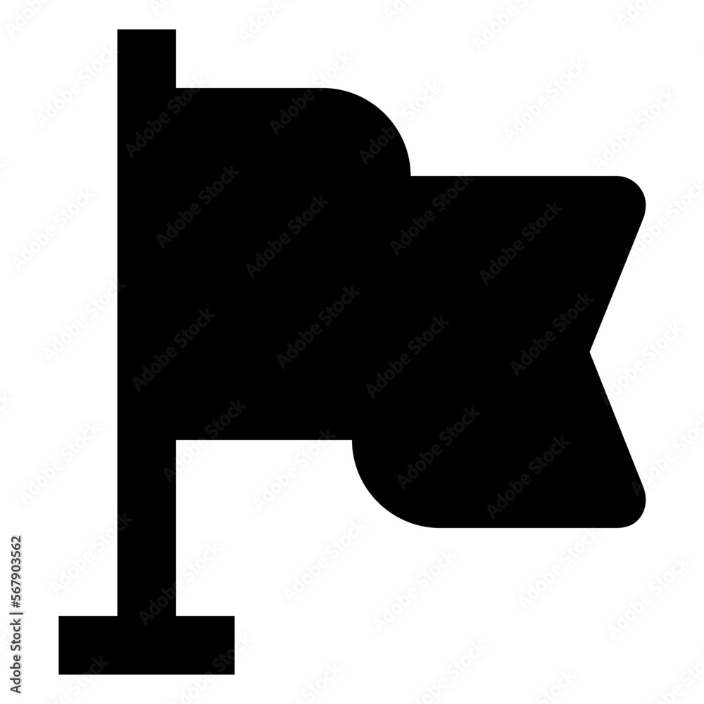 Flag glyph icon Flag glyph icon