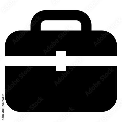 Brief Case glyph icon