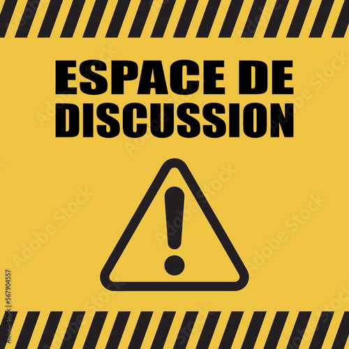 Logo espace de discussion.