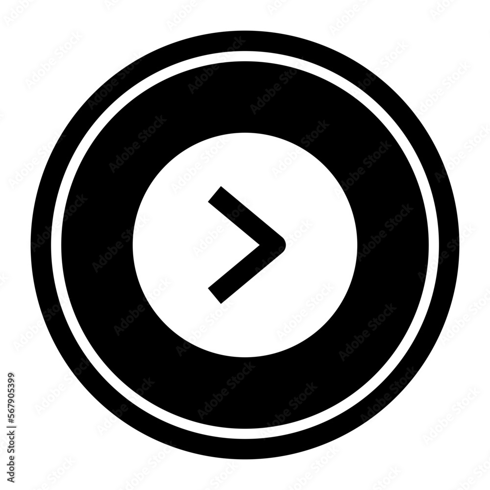 Right Circular line icon Right Circular line icon