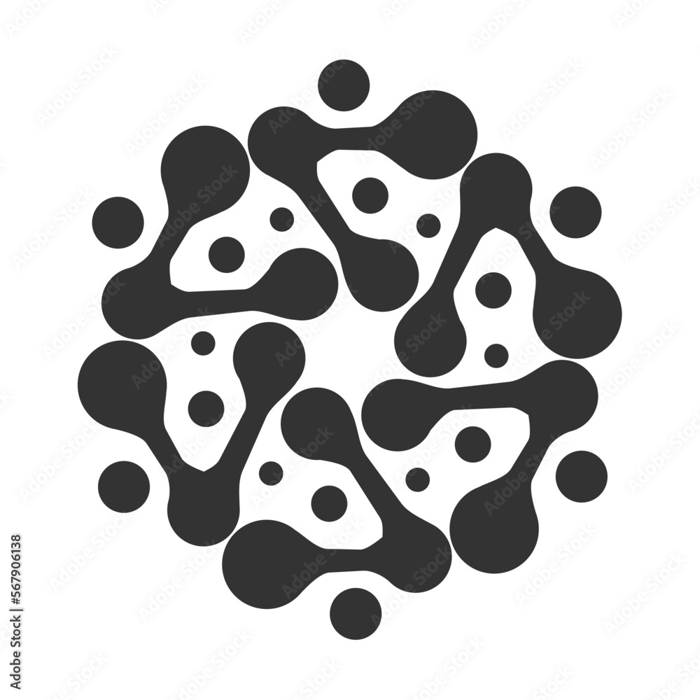 Fototapeta premium Global Network Logo. Technology Logo. Software Logo Design. Internet Vector Symbol Icon
