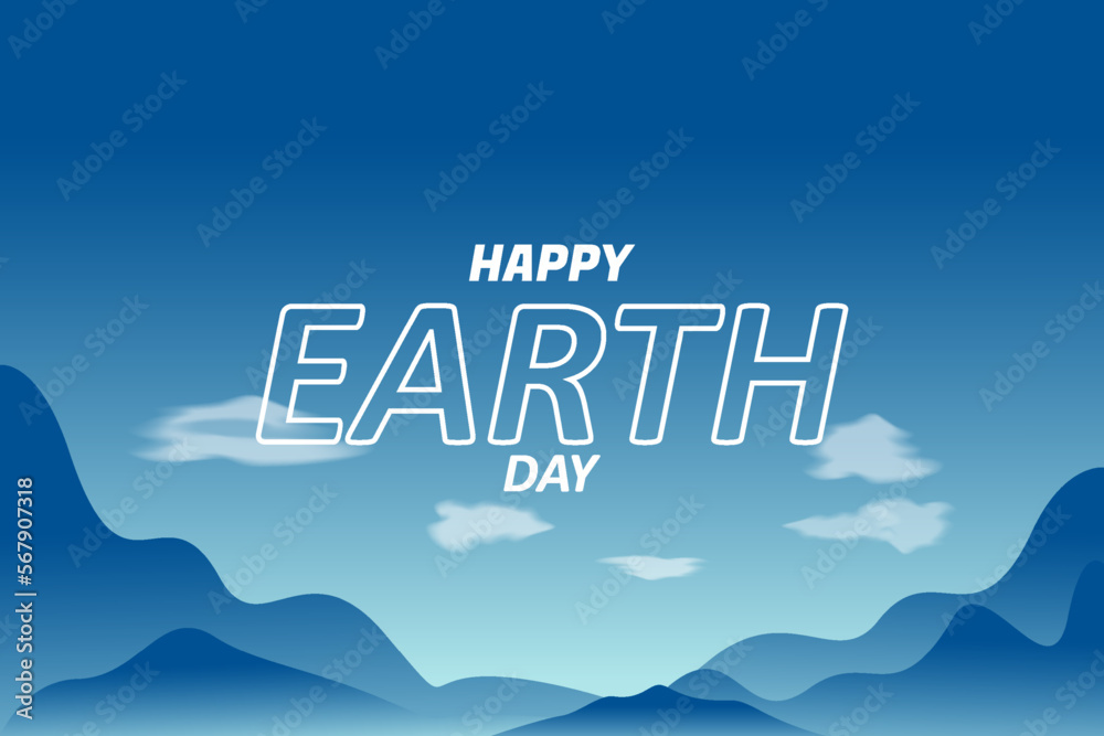 sky and mountains illustration for earth day poster background sky and mountains illustration for earth day poster background