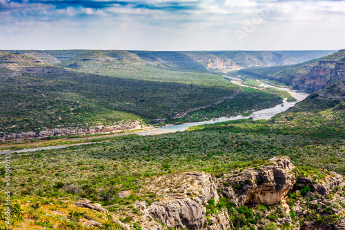 Pecos River in Val Verde County Texas, photo