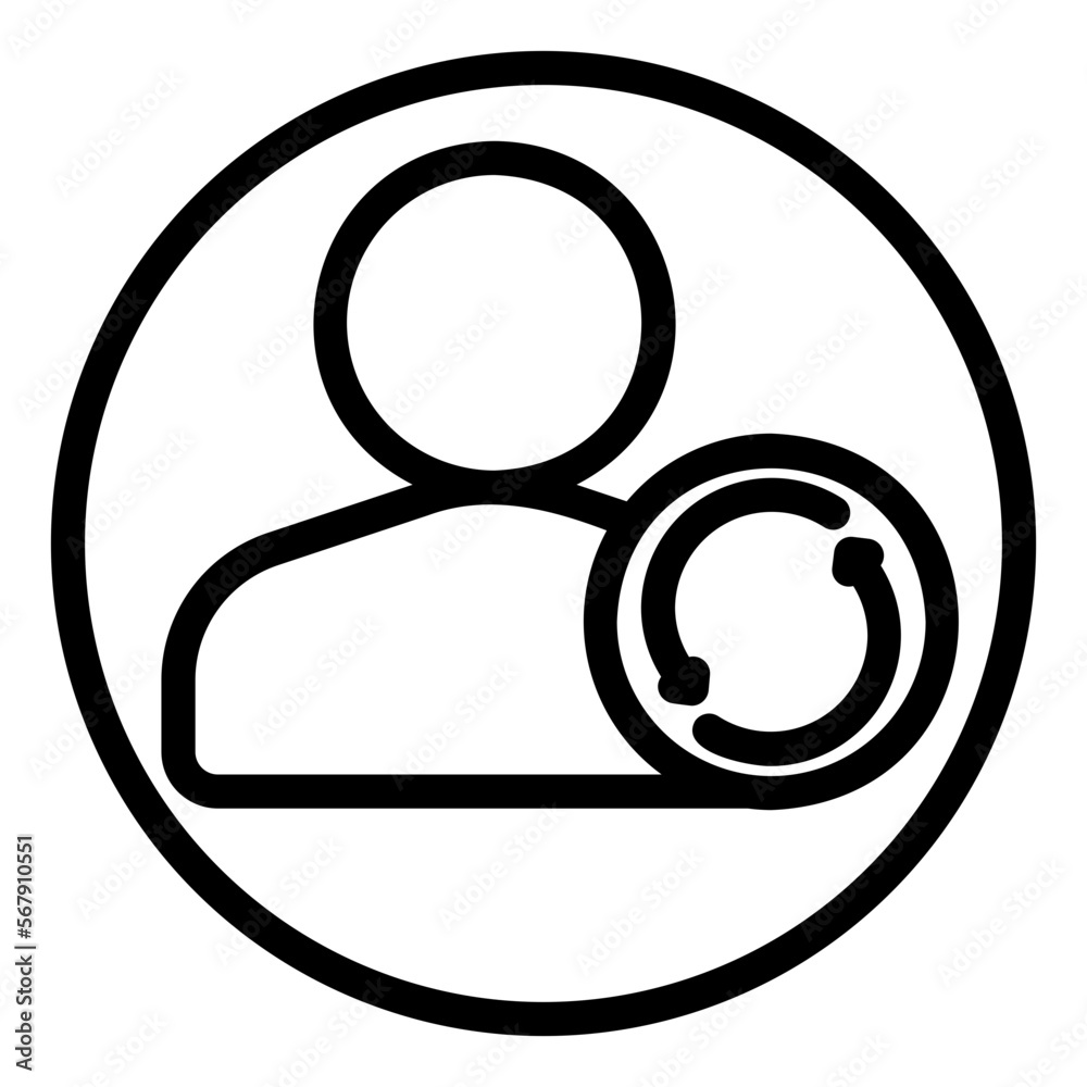 sync line icon sync line icon