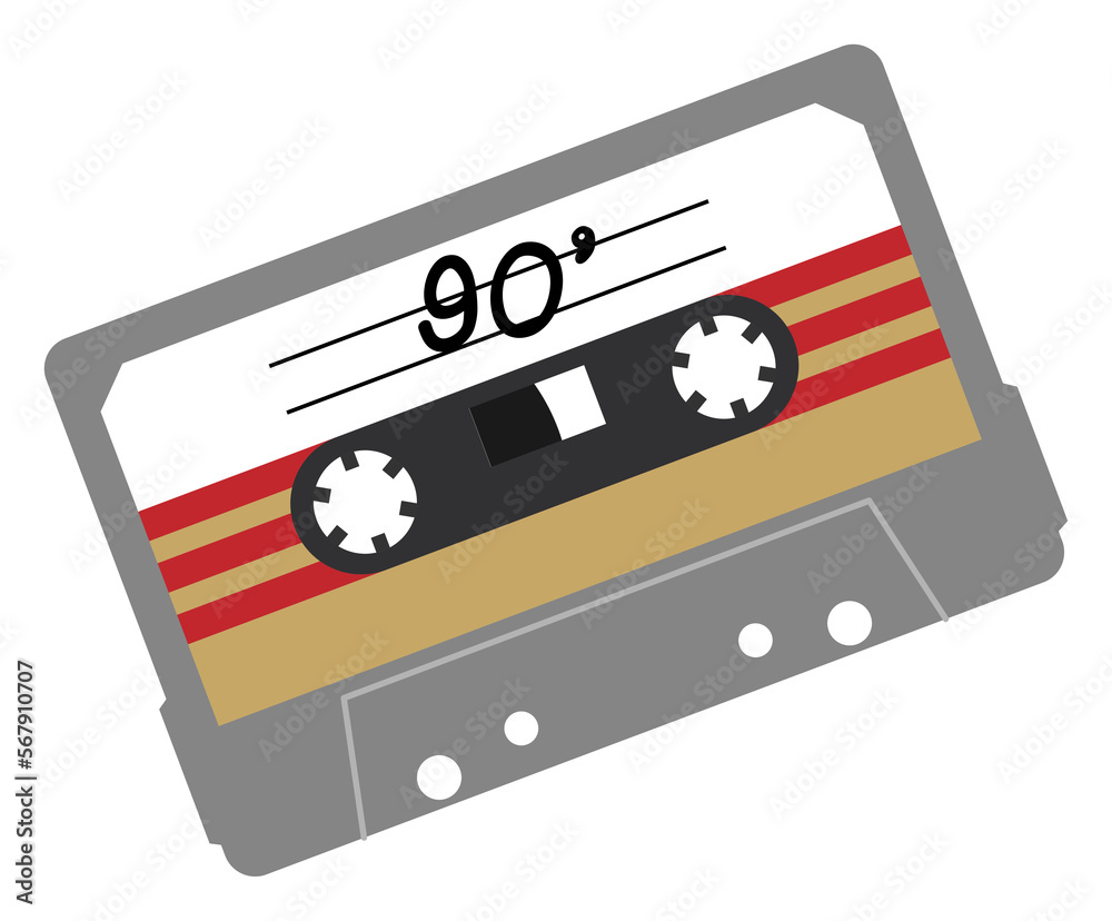 Naklejka premium tape Cassette